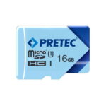 رم میکرو Pretec ظرفیت 16 گیگابایت (سرعت خواندن 80 مگابایت بر ثانیه)